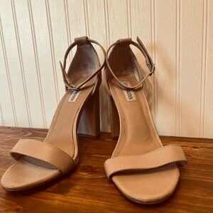 Steve Madden Nude Block Heel Sandals